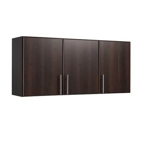Prepac Elite 54 in. W x 24 in. H x 12 in. D, 3-Shelf Freestanding Cabinet in Espesso, Wall Storage