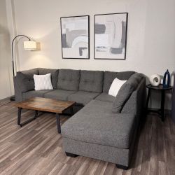 Ashley Furniture Gray Sectional Couch DELIVERY WITHIN A WEEK