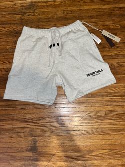 Essentials light oatmeal shorts size M
