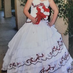 Quinceañera/Wedding Prom/Drag Queen, Party Dress M/L