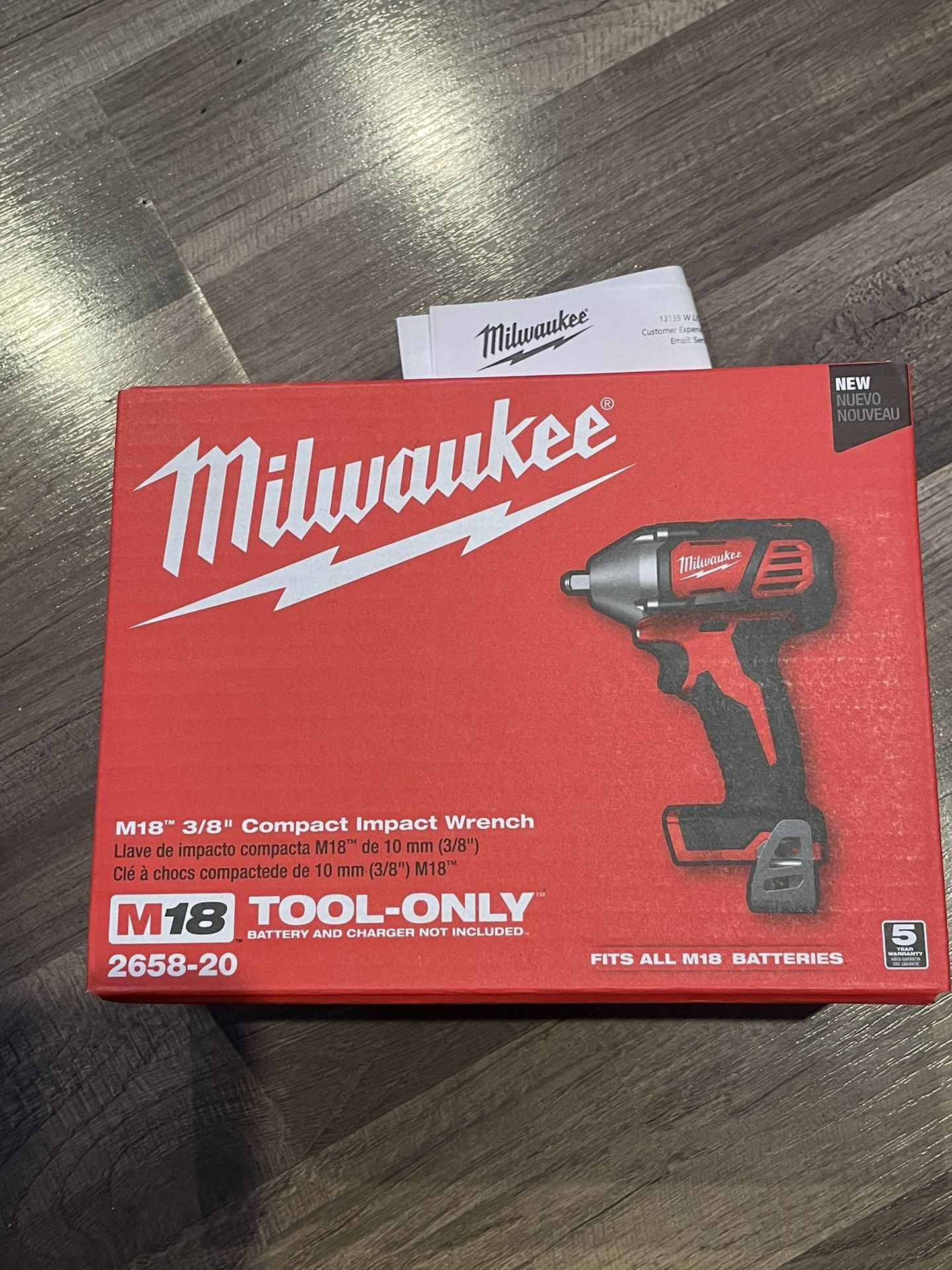 Milwaukee M18 Impact Wrench