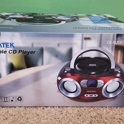 CD Player, Radio, Bluetooth Speaker, new in box