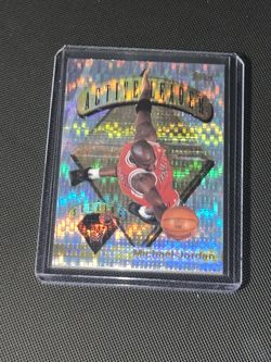 Michael Jordan Topps Active Leaders Scoring Refractor Card