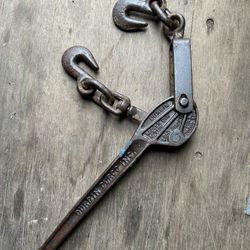 Chain Load Binder Tow Truck Logging