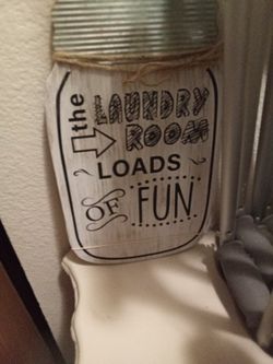 Hanging Art with Fun Sayings