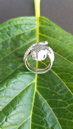 925 Sterling Silver. Snake Ring 7" size.