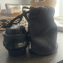 %Nikon Nikkor 35mm F/1.8G AF-S DX F-Mount Lens APS-C Prime lens 95%New