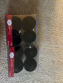 Set of two black Ornaments Boxes