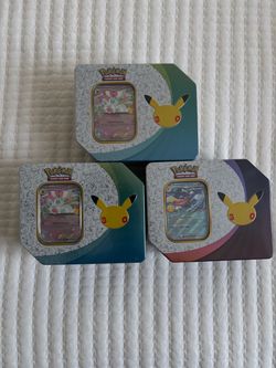 Pokemon 30th anniversary mini tins
