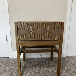 Wood Nightstand