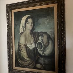 Beautiful vintage Spanish painting