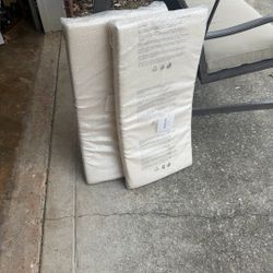 (2) Patio Cushions 34x17x2