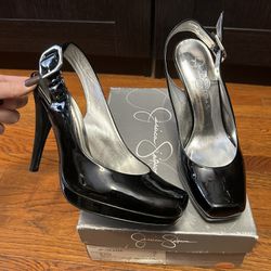 Jessica Simpson Women’s Black Heels Shoes 