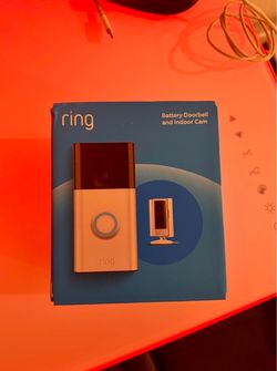 Ring Doorbell and Indoor Cam