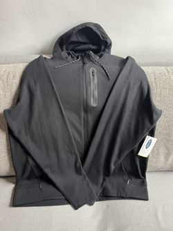 Men Black Old Navy Hooded Sweatshirt . New With Tags.
