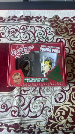 Christmas Story Glass Cups