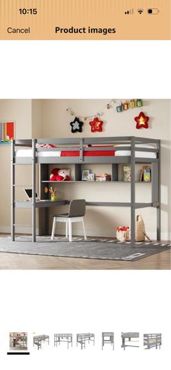 Twin loft bed