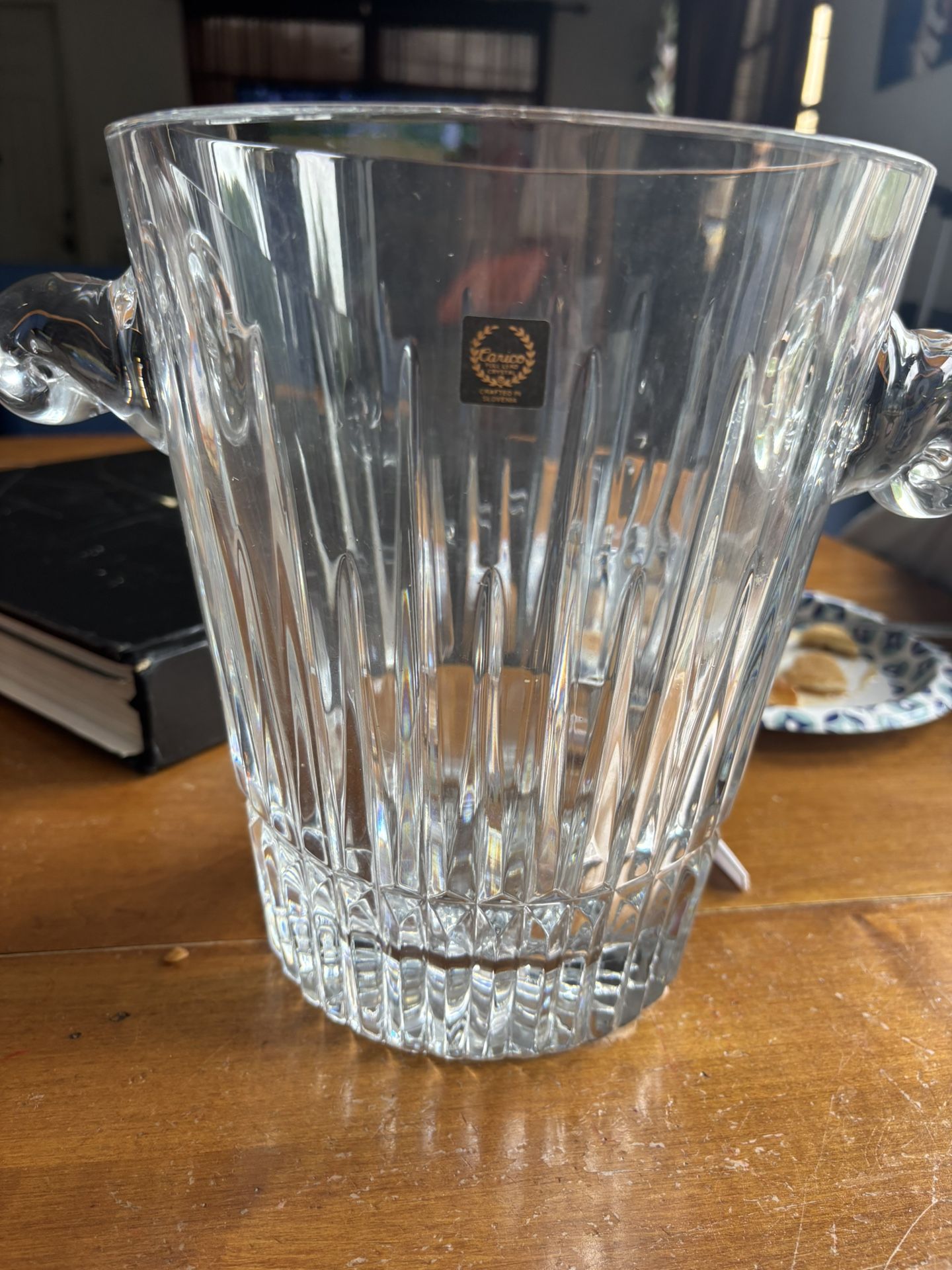 Carico Full Lead Crystal Ice Champagne Bucket