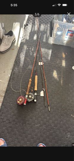 2 Fly Fishing poles and reels