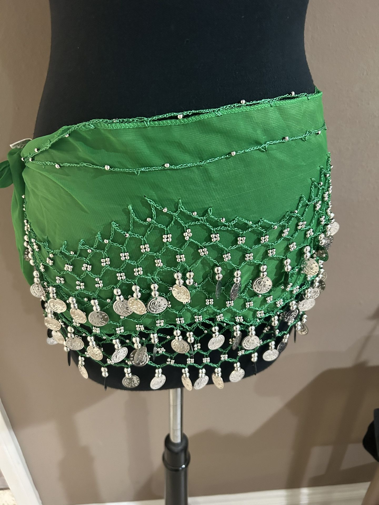 Women’s Belly Dance Short Skirt Green