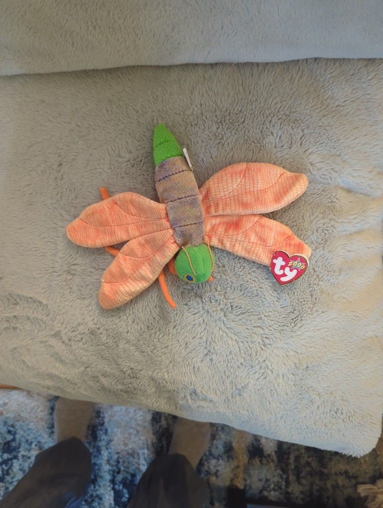 Original Beanie Babies Dragonfly, "Glow"