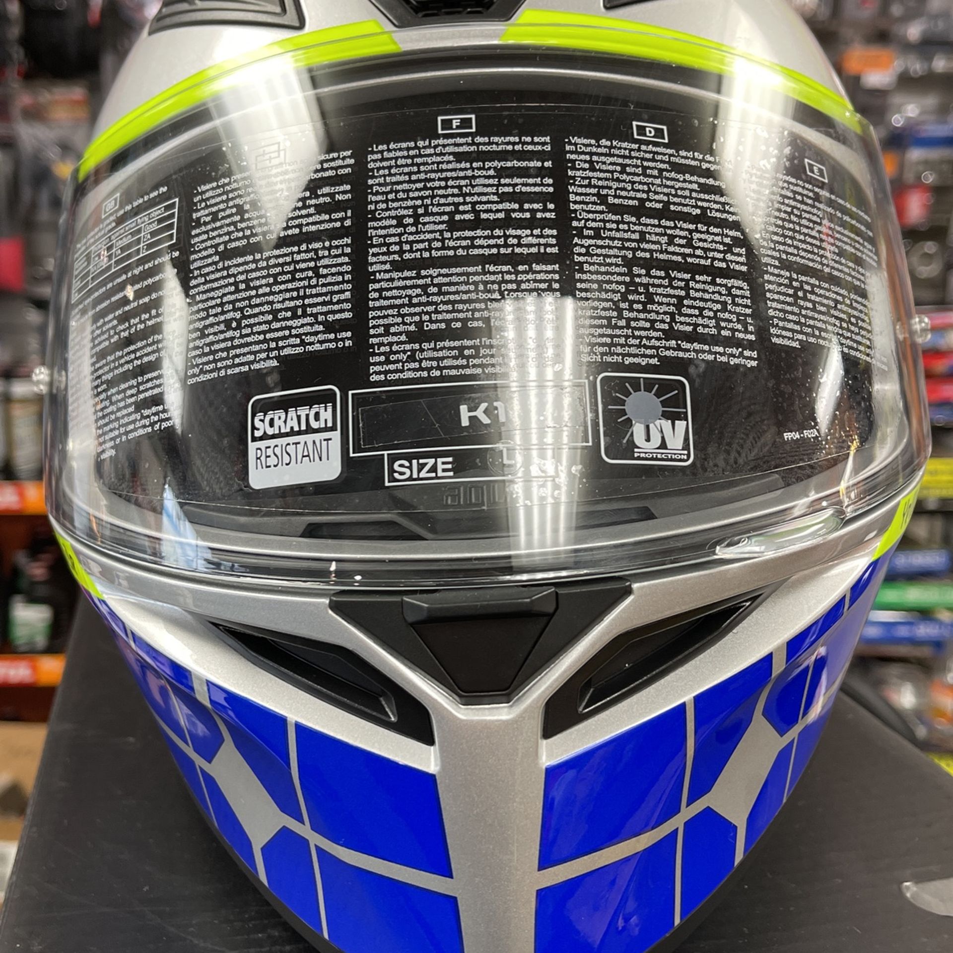 AGV K1 Rossi Mugello 2015 Size Large New