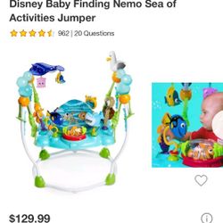 Finding Nemo Baby Bouncer Jumper Bought For 130$ Plus Tax. Used A Couple Times. Lights Up
