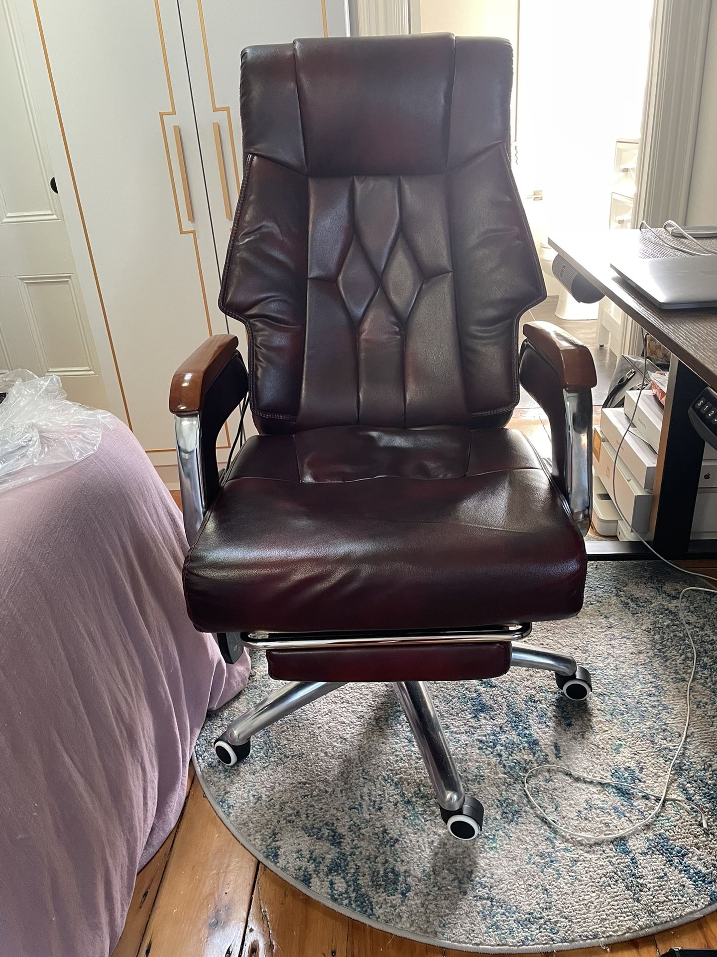 Leather Office Massage Chair