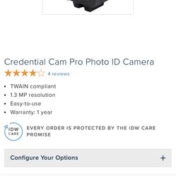 Cam Pro Photo Id Camera