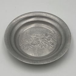 Wrought Aluminum Floral Bowl