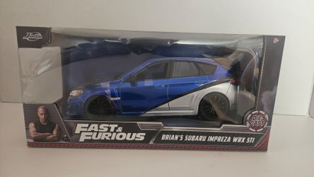 Jada Toys 1:24 Fast & Furious - Brian's Subaru Impreza WRX STI Blue