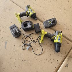 Ryobi Screw Gun Set