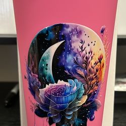 22 Oz Hot Link Tumbler With Moon Decal
