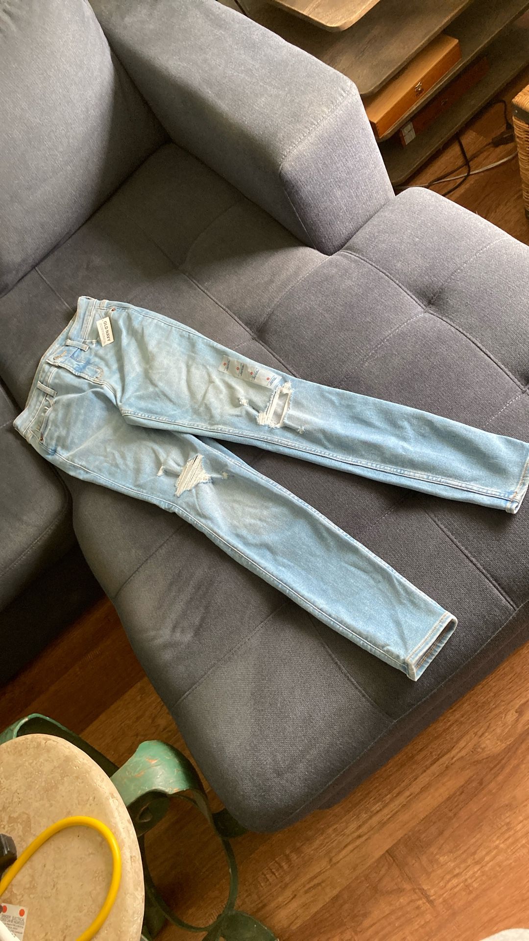 Old Navy Extra High Rise Super Skinny Jeans Sz-0