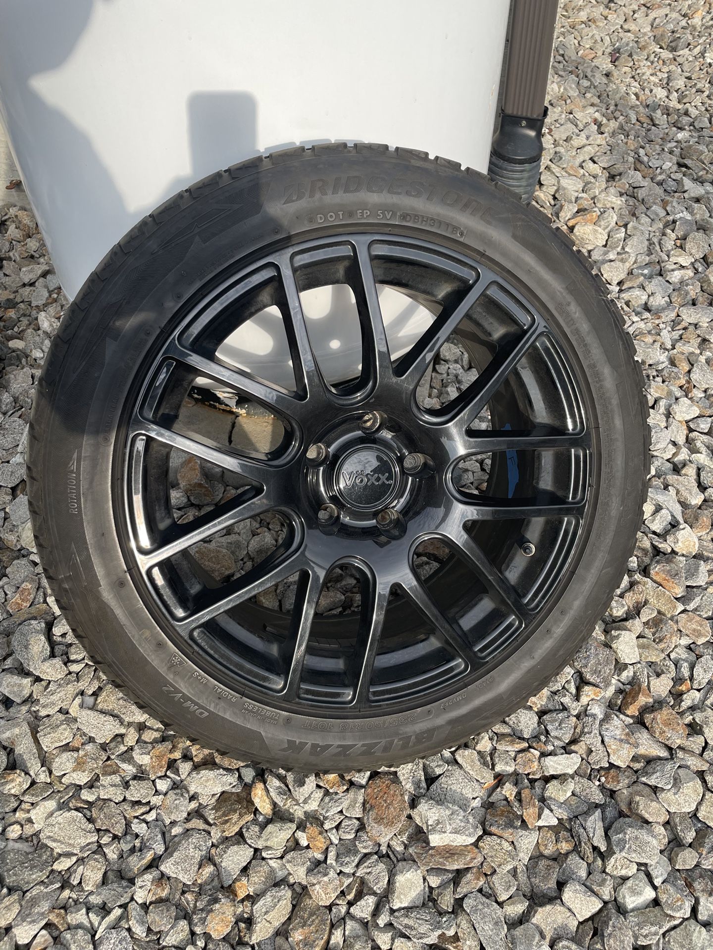 Blizzak Snow Tires Black 18” Wheels Set Of 4