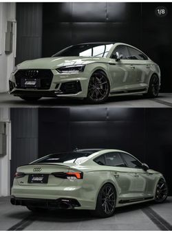 Super Gloss Khaki Green Car Vinyl Wrap 