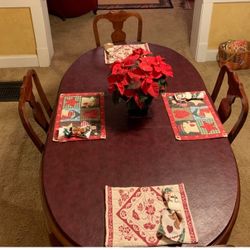 Beautiful Cherry Dining Room Table And Chairs