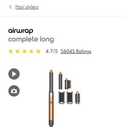 Brand New Dyson airwrap Complete long