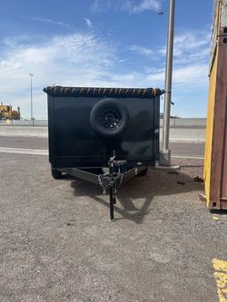2027 dump trailer 8x12x4
