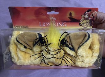 Disney’s The Lion King Simba Spa Headband Plushie NEW