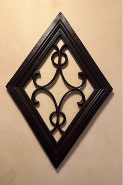 Large wooden wall art