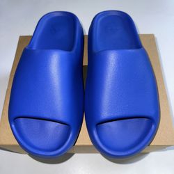 Adidas Yeezy Slide Azure Blue Size 9 100% Authentic 