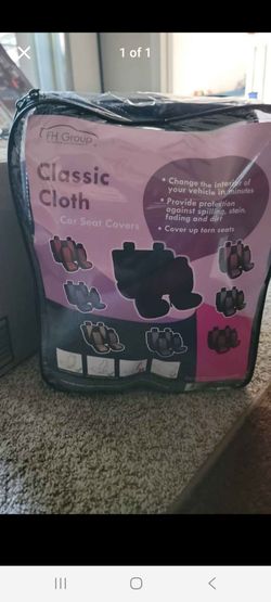 FH Group Classic Cloth Car Seat Covers