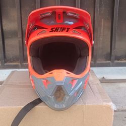 Shift Motocross Helmet XS Orange Gray DOT ECE