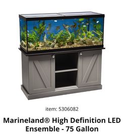 Marineland 75 Gallon LED Aquarium Ensemble