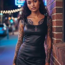 🕷️ The Red Widow Necklace | Gothic Spider Pendant