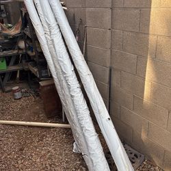 Hydroponics system Four 3" Clear PVC Plastic Sch 40Pipe 10' Long For Hydroponics Gardening