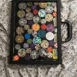 Pokemon Coin Collection With Case