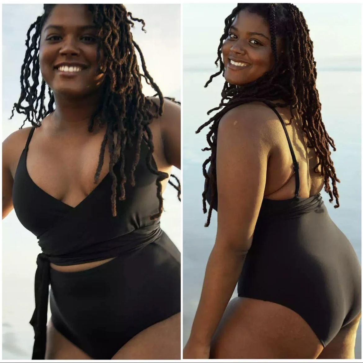 Aerie Wrap One Piece Swimsuit
