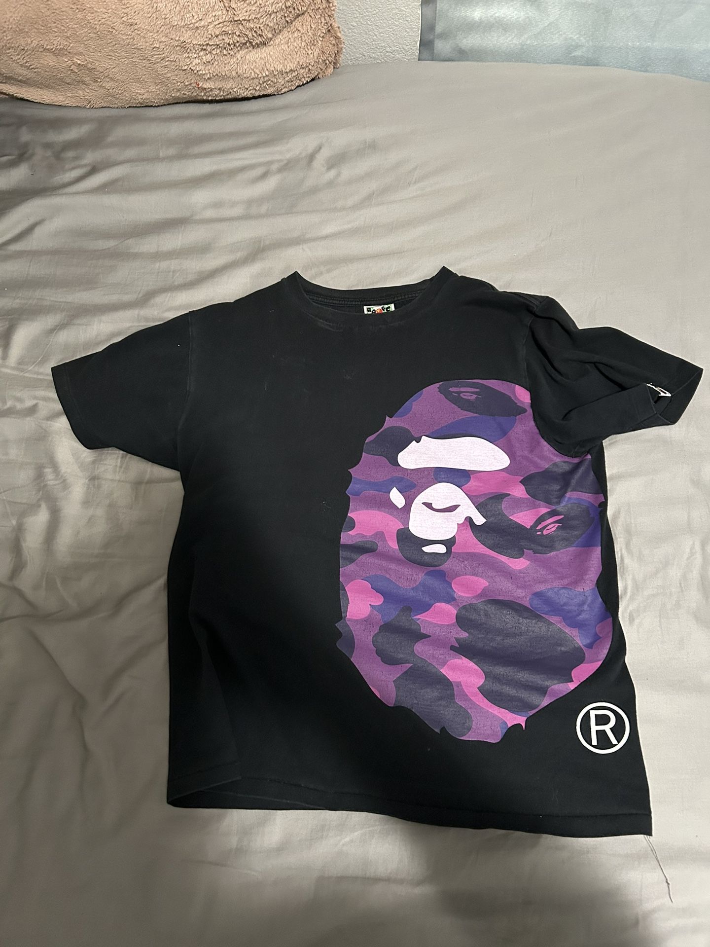 Purple Camo Bape T Shirt